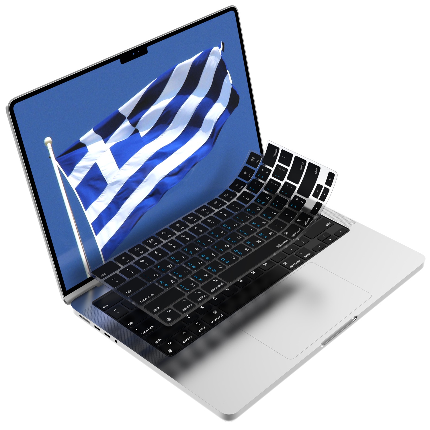 Greek Keyboard Cover